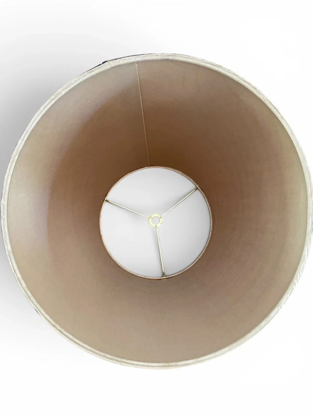 Burlap Stripe Lamp Shade